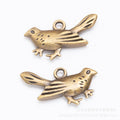 Zinc Alloy Bird Charm Pendant No.694647 for DIY Necklace Bracelet Jewelry Making view 3