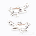 Zinc Alloy Bird Charm Pendant No.694647 for DIY Necklace Bracelet Jewelry Making view 2