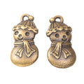 Zinc Alloy Snowman Charm Pendant No.759495 for DIY Necklace Bracelet Jewelry Making view 3