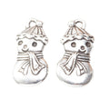Zinc Alloy Snowman Charm Pendant No.759495 for DIY Necklace Bracelet Jewelry Making view 2