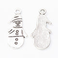 Zinc Alloy Snowman Charm Pendant for DIY Necklace Bracelet Jewelry Making view 2