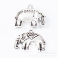 Zinc Alloy Elephant Charm Pendant No.886227 for DIY Necklace Bracelet Jewelry Making view 3