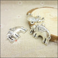 Zinc Alloy Elephant Charm Pendant No.886227 for DIY Necklace Bracelet Jewelry Making view 5