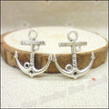 Zinc Alloy Anchor Charm Pendant No.650639 for DIY Necklace Bracelet Jewelry Making view 4