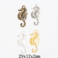 Zinc Alloy Seahorse Charm Pendant No.030674 for DIY Necklace Bracelet Jewelry Making view 1