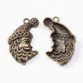 Zinc Alloy Santa Claus Charm Pendant No.914370 for DIY Necklace Bracelet Jewelry Making view 2