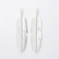 Zinc Alloy Leaf Feather Charm Pendant for DIY Necklace Bracelet Jewelry Making view 3