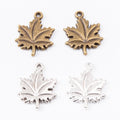 Zinc Alloy Maple Leaf Charm Pendant No.023954 for DIY Necklace Bracelet Jewelry Making view 5