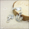Zinc Alloy Crown Charm Pendant No.325495 for DIY Necklace Bracelet Jewelry Making view 5