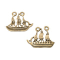 Zinc Alloy Sailboat Charm Pendant No.879369 for DIY Necklace Bracelet Jewelry Making view 3