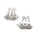 Zinc Alloy Sailboat Charm Pendant No.879369 for DIY Necklace Bracelet Jewelry Making view 4