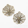 Zinc Alloy Spider Web Charm Pendant No.178026 for DIY Necklace Bracelet Jewelry Making view 2