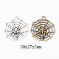 Zinc Alloy Spider Web Charm Pendant No.178026 for DIY Necklace Bracelet Jewelry Making view 1