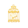 Zinc Alloy Birdcage Charm Pendant No.390083 for DIY Necklace Bracelet Jewelry Making view 4