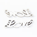 Zinc Alloy Love Charm Pendant No.583675 for DIY Necklace Bracelet Jewelry Making view 3