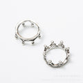 Zinc Alloy Crown Charm Pendant No.192209 for DIY Necklace Bracelet Jewelry Making view 4