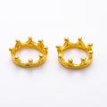 Zinc Alloy Crown Charm Pendant No.192209 for DIY Necklace Bracelet Jewelry Making view 3