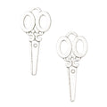 Zinc Alloy Scissors Charm Pendant No.400471 for DIY Necklace Bracelet Jewelry Making view 2