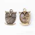Zinc Alloy Owl Charm Pendant No.922350 for DIY Necklace Bracelet Jewelry Making view 3