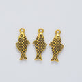Zinc Alloy Fish Charm Pendant No.167228 for DIY Necklace Bracelet Jewelry Making view 3