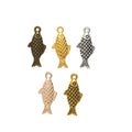 Zinc Alloy Fish Charm Pendant No.167228 for DIY Necklace Bracelet Jewelry Making view 5