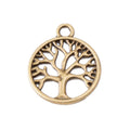 Zinc Alloy Tree Of Life Charm Pendant No.307822 for DIY Necklace Bracelet Jewelry Making view 5