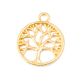 Zinc Alloy Tree Of Life Charm Pendant No.307822 for DIY Necklace Bracelet Jewelry Making view 2