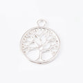 Zinc Alloy Tree Of Life Charm Pendant No.307822 for DIY Necklace Bracelet Jewelry Making view 4