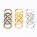 Zinc Alloy Number 8 Charm Pendant for DIY Necklace Bracelet Jewelry Making view 5
