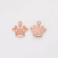 Zinc Alloy Crown Charm Pendant No.823061 for DIY Necklace Bracelet Jewelry Making view 4