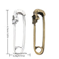Zinc Alloy Skull Pin Charm Pendant for DIY Necklace Bracelet Jewelry Making view 1