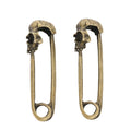 Zinc Alloy Skull Pin Charm Pendant for DIY Necklace Bracelet Jewelry Making view 3