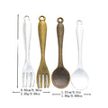 Zinc Alloy Spoon And Fork Charm Pendant for DIY Necklace Bracelet Jewelry Making view 1