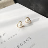 Pearl Heart Studs