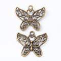 Zinc Alloy Butterfly Charm Pendant No.940368 for DIY Necklace Bracelet Jewelry Making view 3