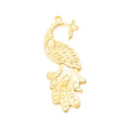 Zinc Alloy Peacock Charm Pendant No.056134 for DIY Necklace Bracelet Jewelry Making view 2