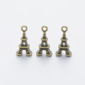 Zinc Alloy Eiffel Tower Charm Pendant No.678869 for DIY Necklace Bracelet Jewelry Making view 3