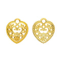 Zinc Alloy Heart Charm Pendant No.799665 for DIY Necklace Bracelet Jewelry Making view 4