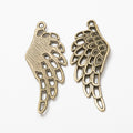 Zinc Alloy Wing Charm Pendant No.262196 for DIY Necklace Bracelet Jewelry Making view 3