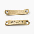 Zinc Alloy Dream Word Charm Pendant for DIY Necklace Bracelet Jewelry Making view 2