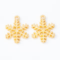 Zinc Alloy Snowflake Charm Pendant No.122931 for DIY Necklace Bracelet Jewelry Making view 4