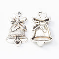 Zinc Alloy Christmas Bell Charm Pendant No.194117 for DIY Necklace Bracelet Jewelry Making view 2