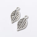 Zinc Alloy Leaf Charm Pendant No.239318 for DIY Necklace Bracelet Jewelry Making view 4