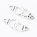 Zinc Alloy Handcuffs Charm Pendant for DIY Necklace Bracelet Jewelry Making view 3