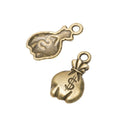 Zinc Alloy Money Bag Charm Pendant for DIY Necklace Bracelet Jewelry Making view 2