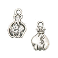 Zinc Alloy Money Bag Charm Pendant for DIY Necklace Bracelet Jewelry Making view 4