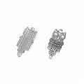 Zinc Alloy Owl Charm Pendant No.491428 for DIY Necklace Bracelet Jewelry Making view 2