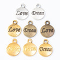 Zinc Alloy LOVE Charm Pendant No.776158 for DIY Necklace Bracelet Jewelry Making view 5