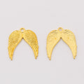 Zinc Alloy Double Wings Charm Pendant for DIY Necklace Bracelet Jewelry Making view 4