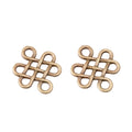 Zinc Alloy Chinese Knot Charm Pendant No.823144 for DIY Necklace Bracelet Jewelry Making view 4
